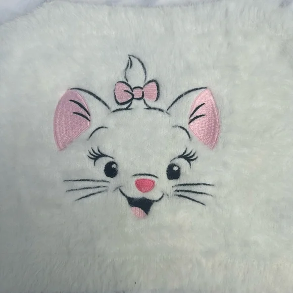 Disney x Forever 21 Marie Faux Fur Pearl Strap Top – Size M (NWT) - Picture 7 of 9